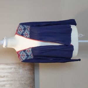 NWT American Eagle Outfitters lightweight embroidered shrug